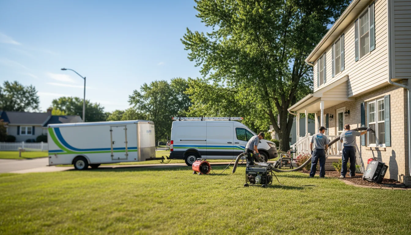 Flooded Basement Restoration And Cleanup With Repair in Tippecanoe, IN near me